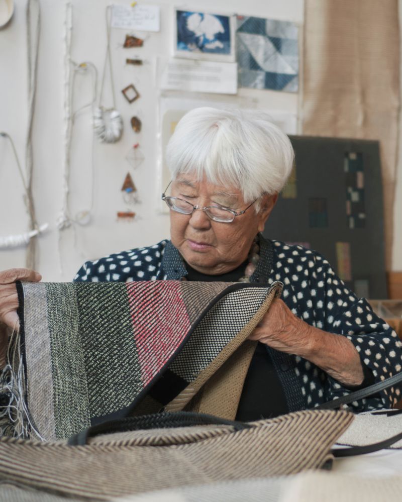 Loewe x Kay Sekimachi weaving collaboration